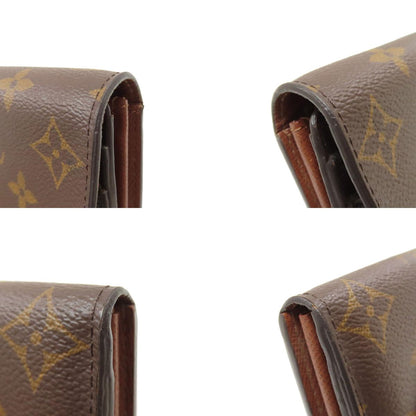 LOUIS VUITTON M60531 Portefeiulle Â· Sarah Long wallet (with coin pocket) Monogram canvas Ladies [Used]