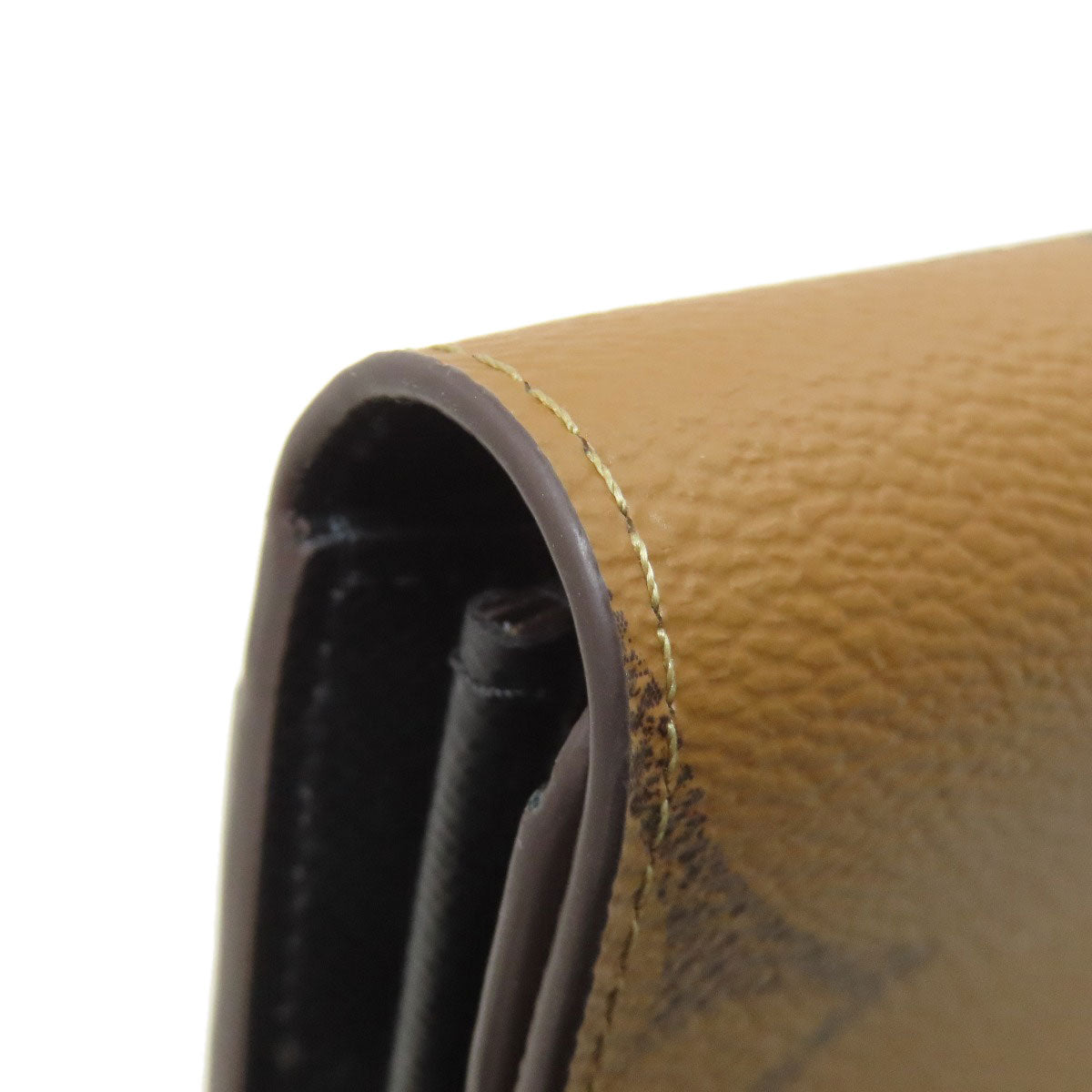 LOUIS VUITTON M80726 Portefeiulle Â· Sarah Long wallet (with coin pocket) Monogram reverse Ladies [Used]