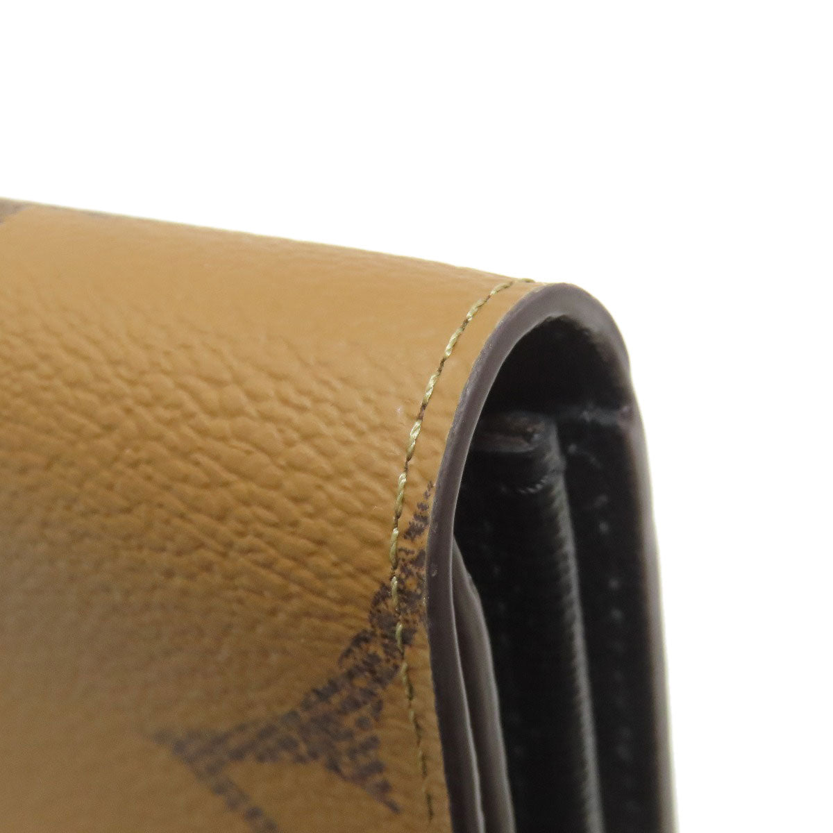 LOUIS VUITTON M80726 Portefeiulle Â· Sarah Long wallet (with coin pocket) Monogram reverse Ladies [Used]
