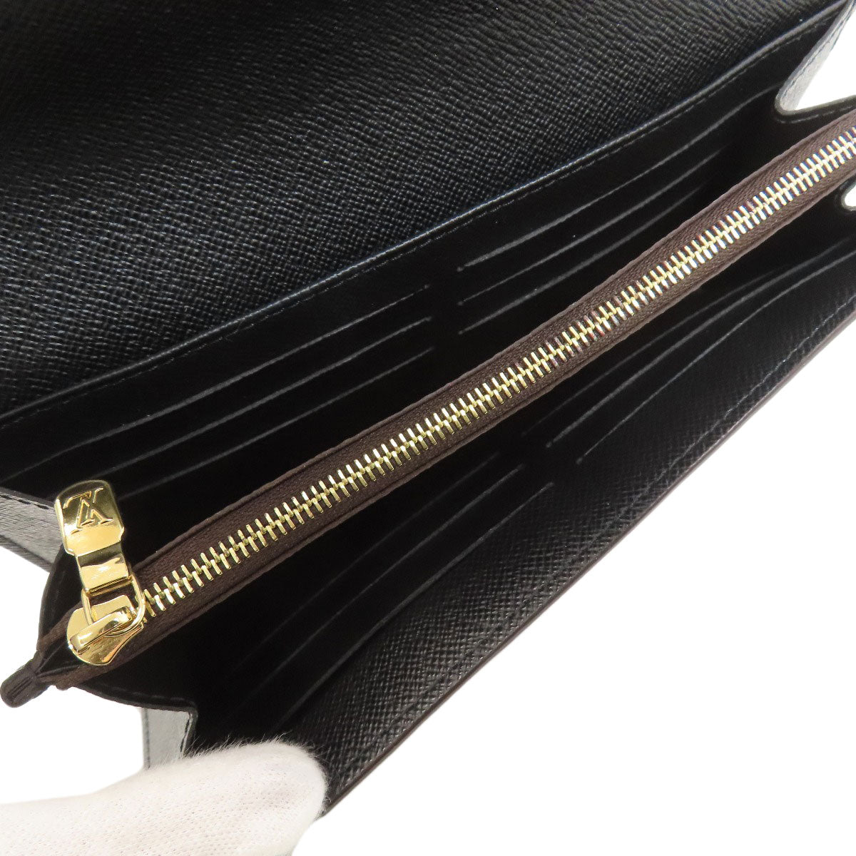 LOUIS VUITTON M80726 Portefeiulle Â· Sarah Long wallet (with coin pocket) Monogram reverse Ladies [Used]