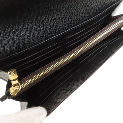 LOUIS VUITTON M80726 Portefeiulle Â· Sarah Long wallet (with coin pocket) Monogram reverse Ladies [Used]