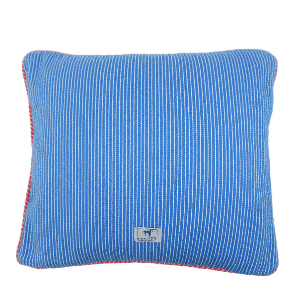 HERMES Horse pattern cushion object Canvas Ladies [Used]