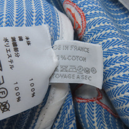 HERMES Horse pattern cushion object Canvas Ladies [Used]