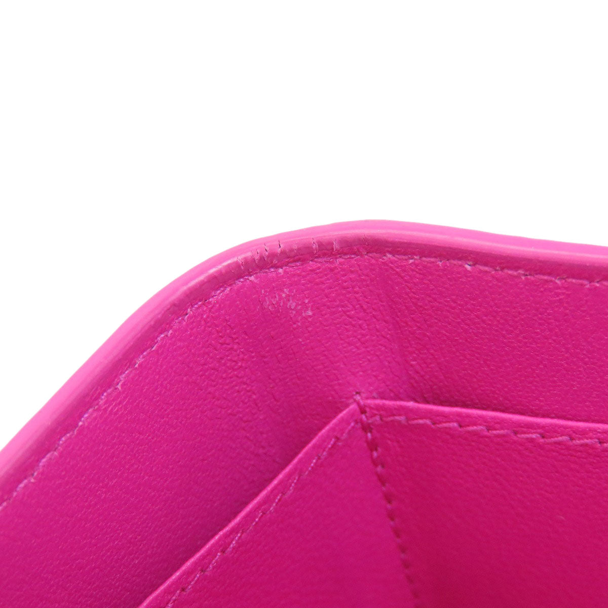 BALENCIAGA Compact wallet Bifold Wallet with Coin Pocket Leather Ladies [Used]