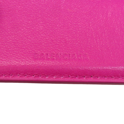 BALENCIAGA Compact wallet Bifold Wallet with Coin Pocket Leather Ladies [Used]
