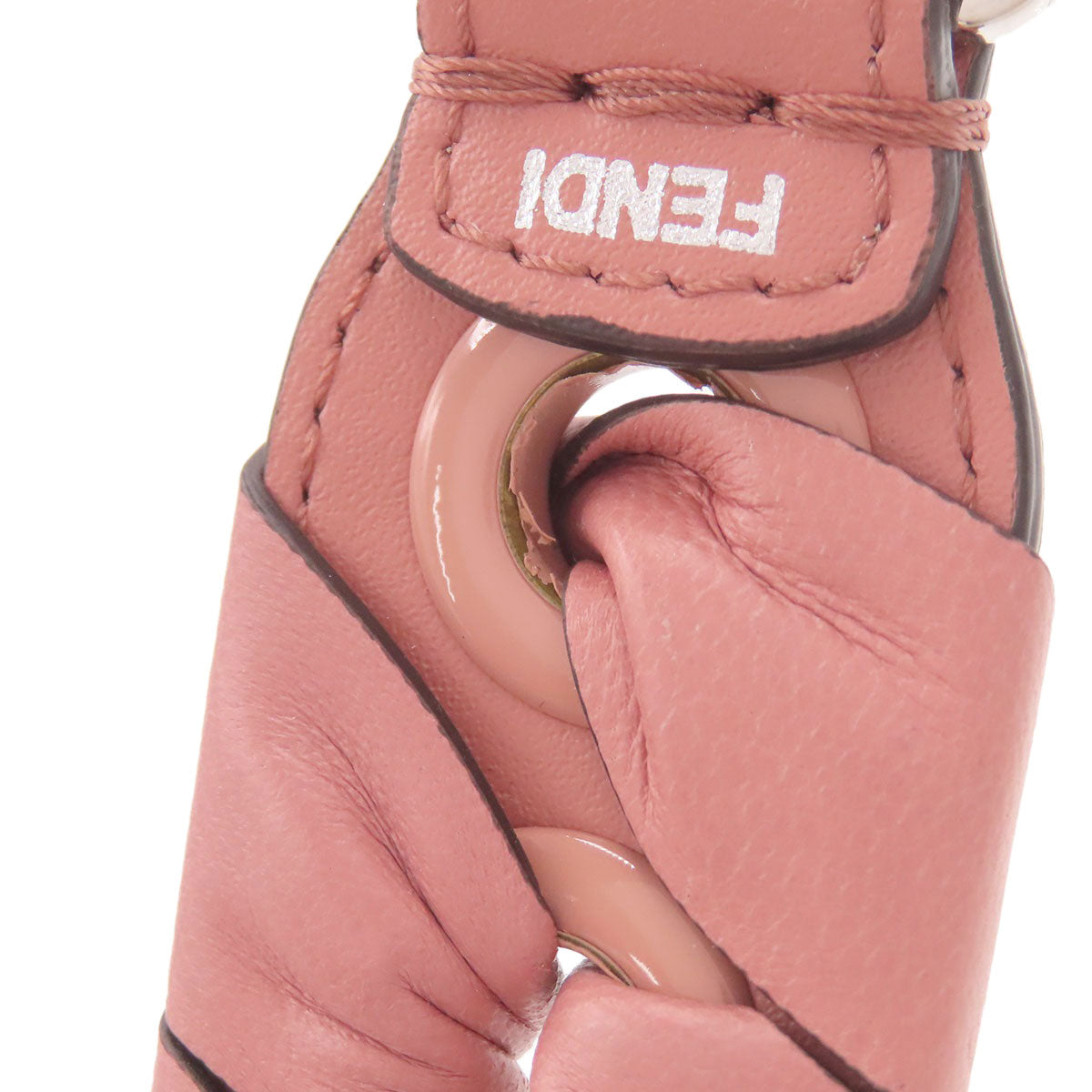 FENDI Strap You Mini Ribbon Shoulder strap Calf Ladies [Used]