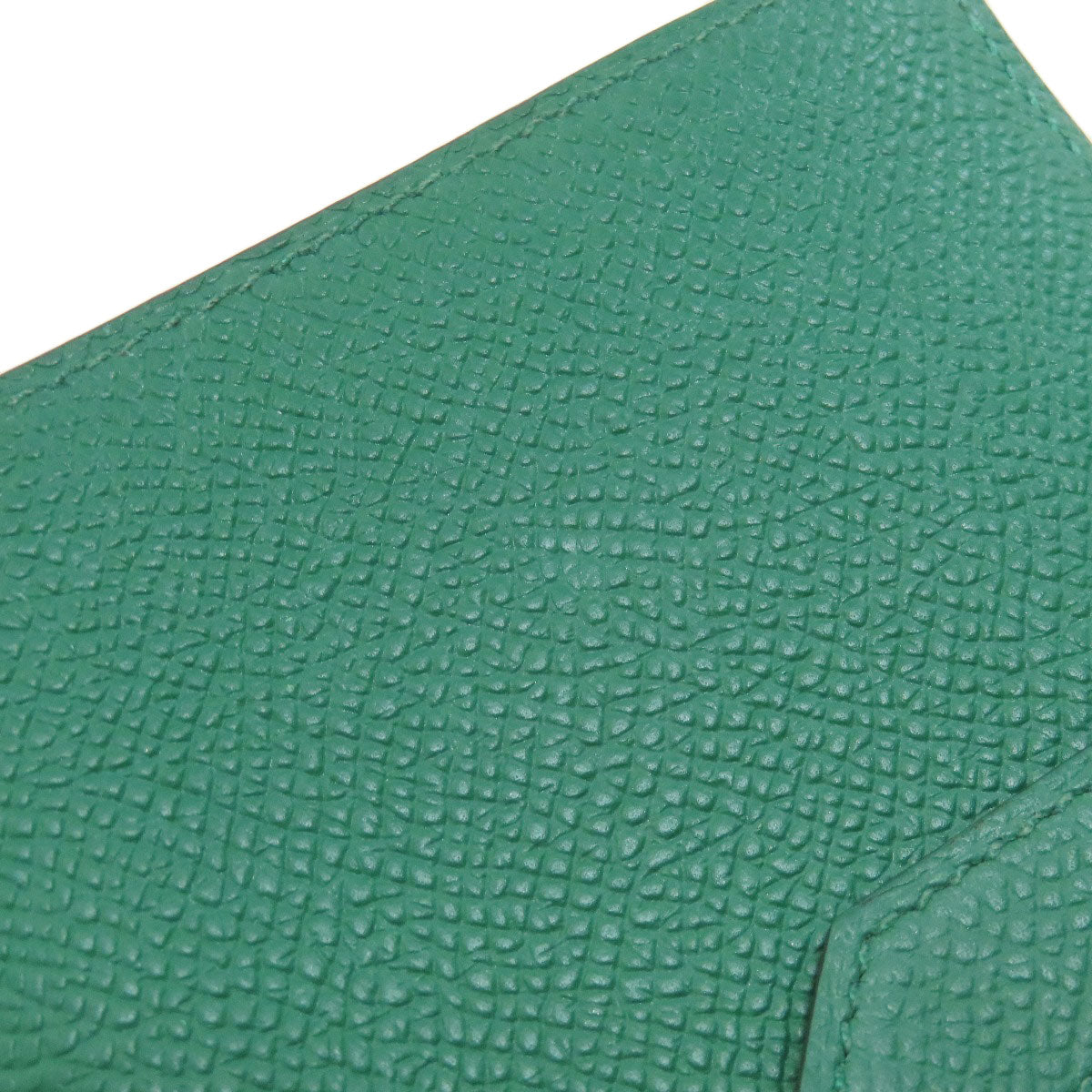 HERMES Bearn Compact SilverHardware Bifold Wallet with Coin Pocket Epsom Ladies [Used]