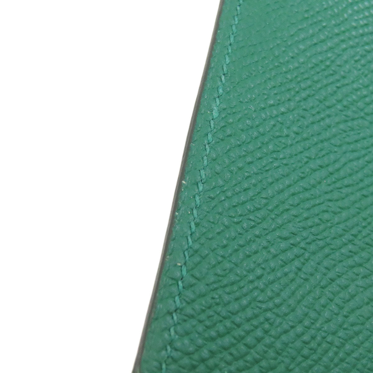 HERMES Bearn Compact SilverHardware Bifold Wallet with Coin Pocket Epsom Ladies [Used]