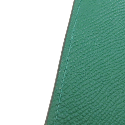 HERMES Bearn Compact SilverHardware Bifold Wallet with Coin Pocket Epsom Ladies [Used]