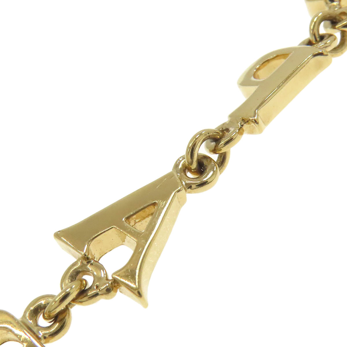 CHRISTIAN DIOR logo Bracelet Metal Ladies [Used]