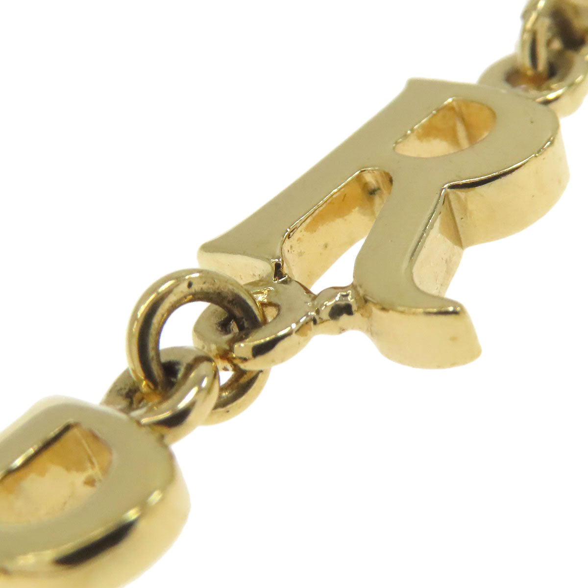 CHRISTIAN DIOR logo Bracelet Metal Ladies [Used]