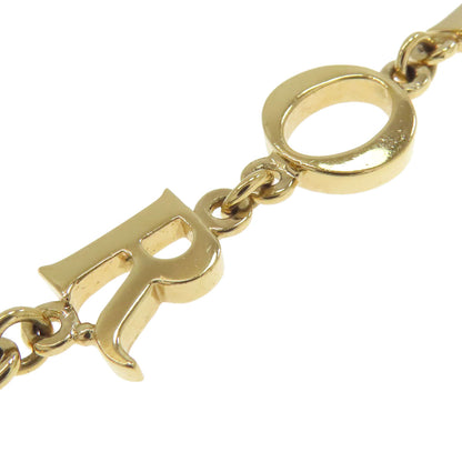 CHRISTIAN DIOR logo Bracelet Metal Ladies [Used]