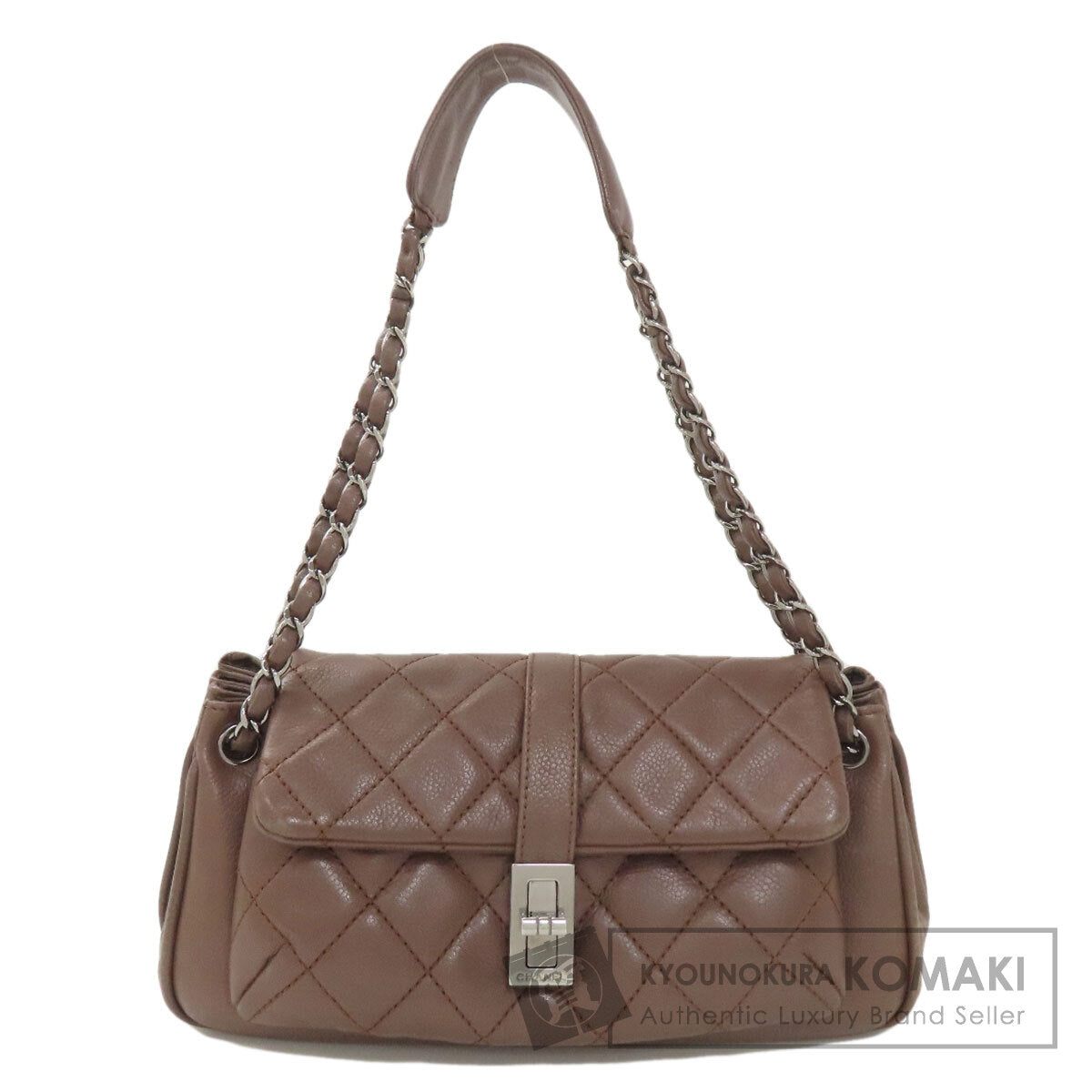 CHANEL ChainShoulder Matelasse SilverHardware Handbag Lambskin Ladies [Used]