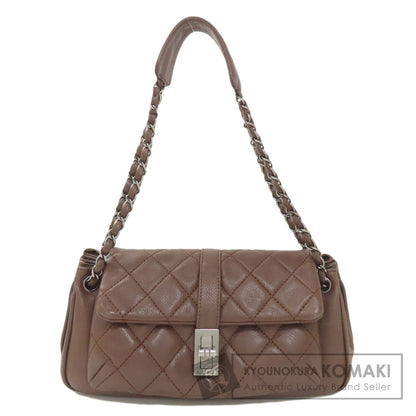 CHANEL ChainShoulder Matelasse SilverHardware Handbag Lambskin Ladies [Used]