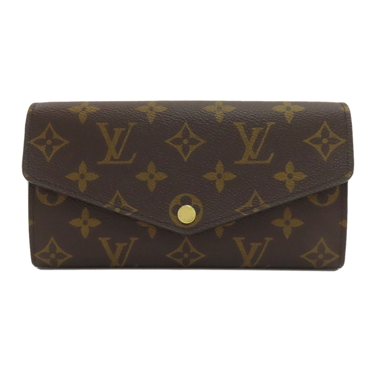 LOUIS VUITTON M62235 Portefeiulle Â· Sarah Long wallet (with coin pocket) Monogram canvas Ladies [Used]