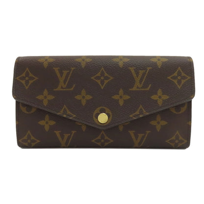 LOUIS VUITTON M62235 Portefeiulle Â· Sarah Long wallet (with coin pocket) Monogram canvas Ladies [Used]