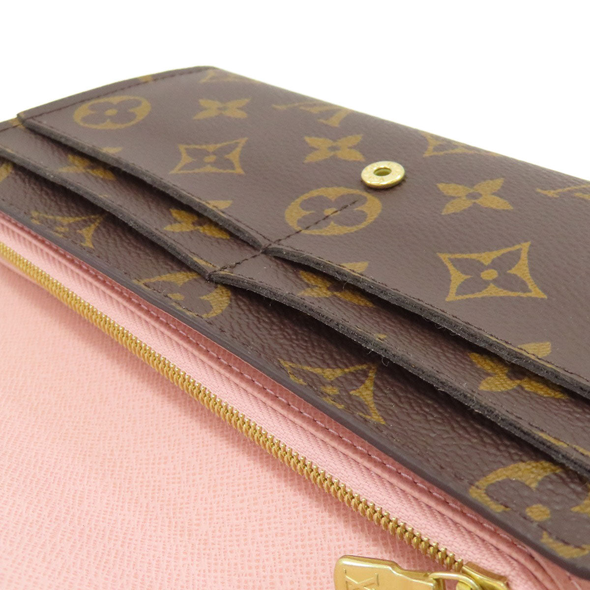 LOUIS VUITTON M62235 Portefeiulle Â· Sarah Long wallet (with coin pocket) Monogram canvas Ladies [Used]