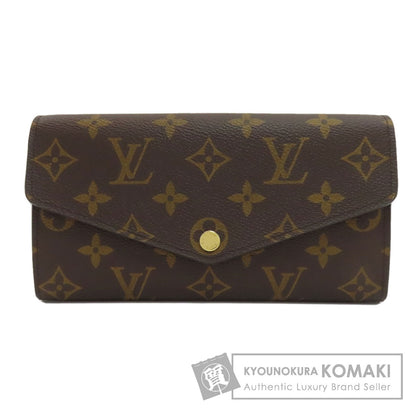 LOUIS VUITTON M62235 Portefeiulle Â· Sarah Long wallet (with coin pocket) Monogram canvas Ladies [Used]