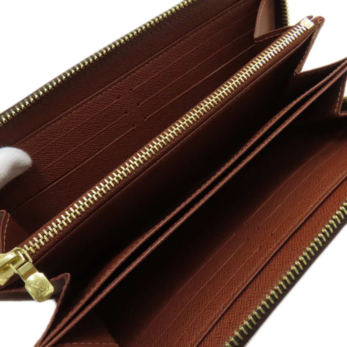 LOUIS VUITTON M42616 Zippy wallet Long wallet (with coin pocket) Monogram canvas Ladies [Used]