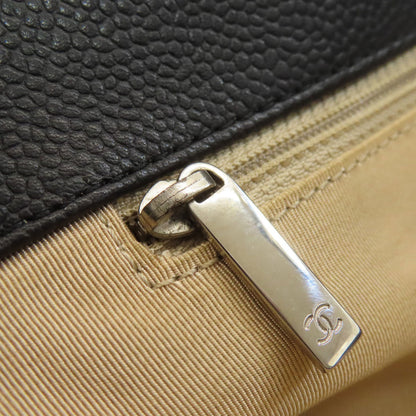 CHANEL Chain Bag Matelasse Silver Hardware Tote Bag Grained Calfskin Skin Ladies [Used]