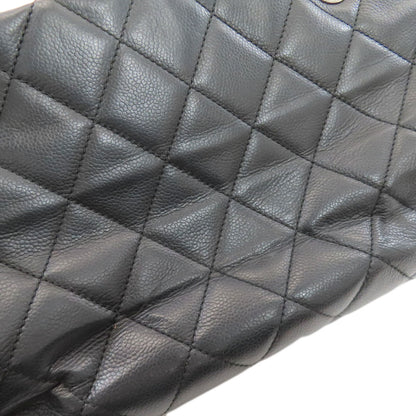 CHANEL Chain Bag Matelasse Silver Hardware Tote Bag Grained Calfskin Skin Ladies [Used]