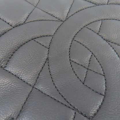 CHANEL Chain Bag Matelasse Silver Hardware Tote Bag Grained Calfskin Skin Ladies [Used]