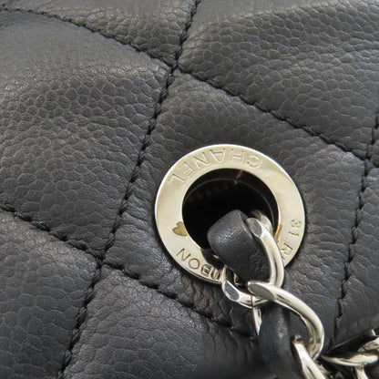 CHANEL Chain Bag Matelasse Silver Hardware Tote Bag Grained Calfskin Skin Ladies [Used]
