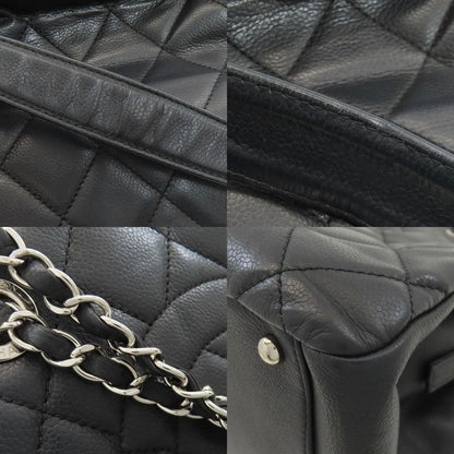 CHANEL Chain Bag Matelasse Silver Hardware Tote Bag Grained Calfskin Skin Ladies [Used]
