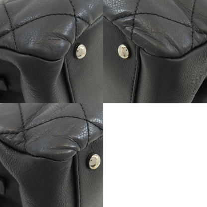 CHANEL Chain Bag Matelasse Silver Hardware Tote Bag Grained Calfskin Skin Ladies [Used]