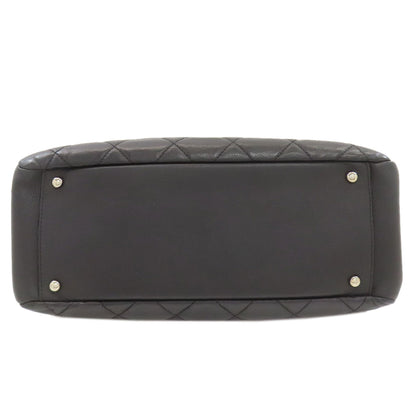 CHANEL Chain Bag Matelasse Silver Hardware Tote Bag Grained Calfskin Skin Ladies [Used]