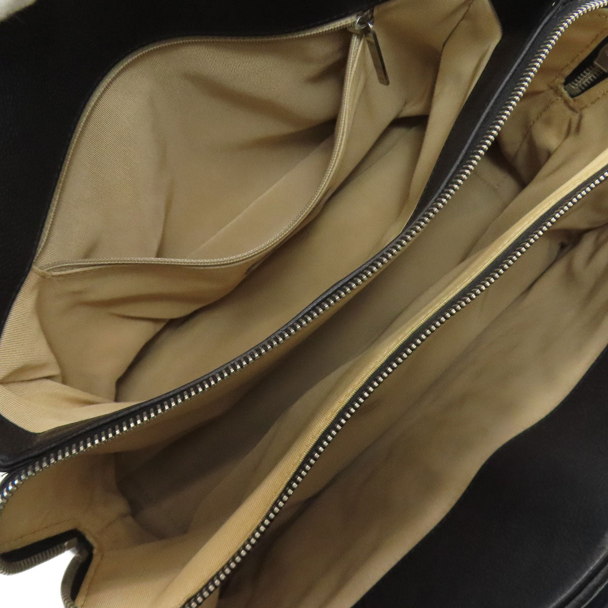 CHANEL Chain Bag Matelasse Silver Hardware Tote Bag Grained Calfskin Skin Ladies [Used]