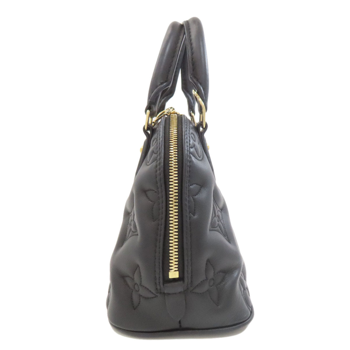 LOUIS VUITTON M59793 Alma Soft BB Bubblegram Handbag Calf Ladies [Used]