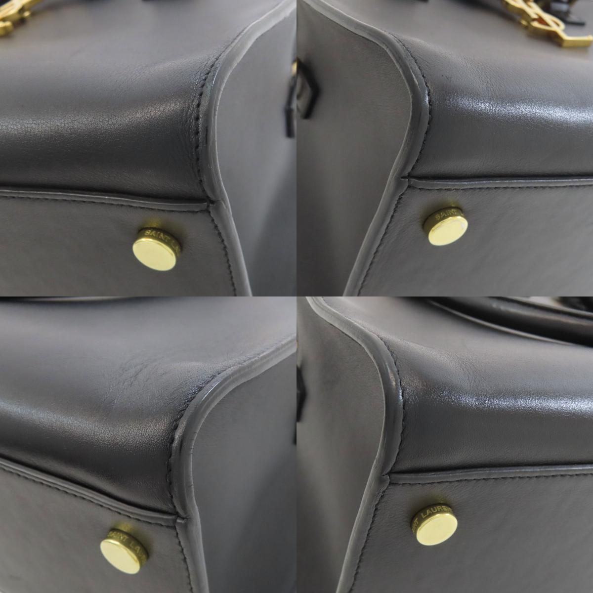 SAINT LAURENT Baby Kabas 2WAY Handbag Calf Ladies [Used]