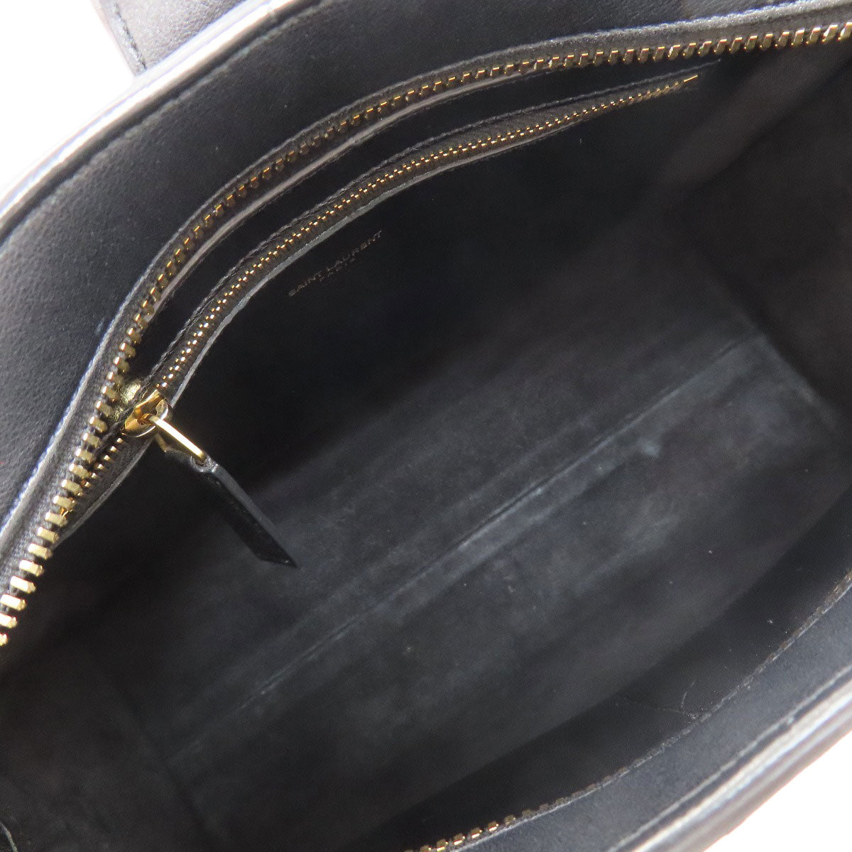 SAINT LAURENT Baby Kabas 2WAY Handbag Calf Ladies [Used]