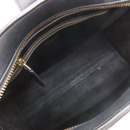 SAINT LAURENT Baby Kabas 2WAY Handbag Calf Ladies [Used]