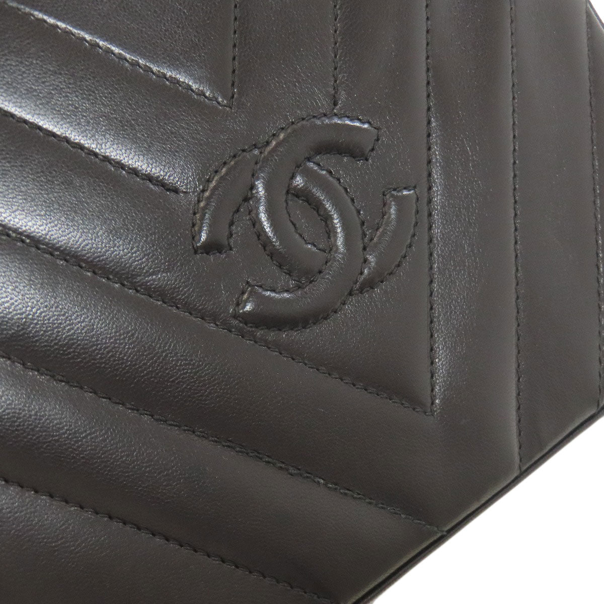 CHANEL COCO Mark V Stitch GoldHardware Shoulder Bag Lambskin Ladies [Used]