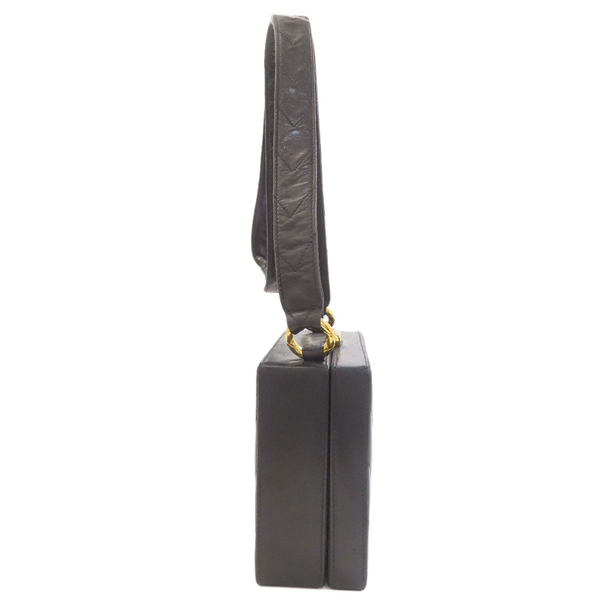 CHANEL COCO Mark V Stitch GoldHardware Shoulder Bag Lambskin Ladies [Used]