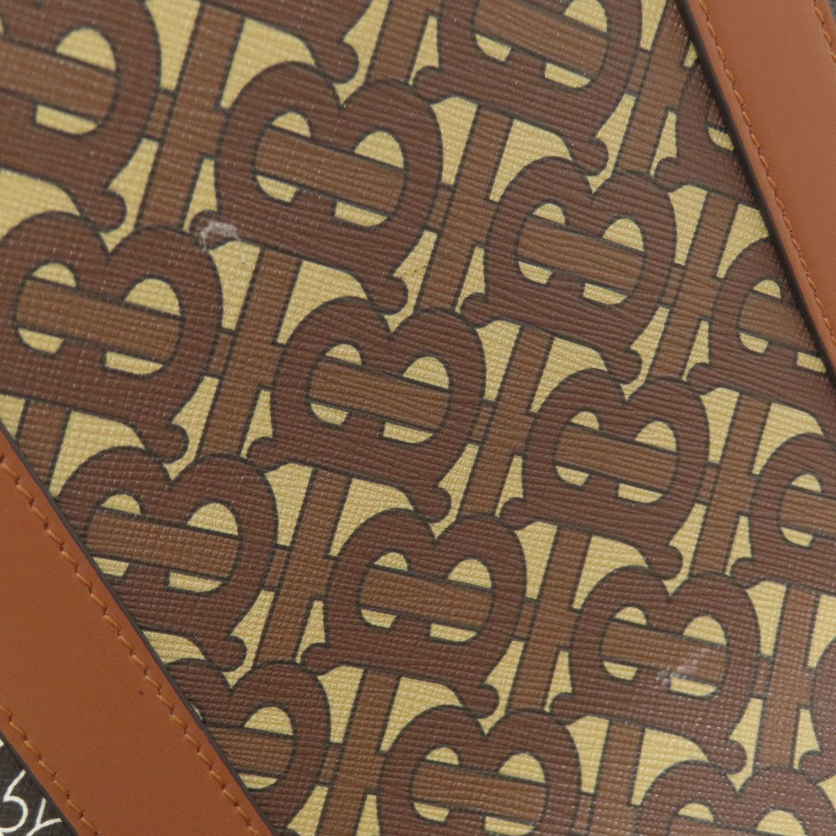 BURBERRY TB logo pattern Tote Bag PVC Ladies [Used]