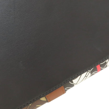 BURBERRY TB logo pattern Tote Bag PVC Ladies [Used]