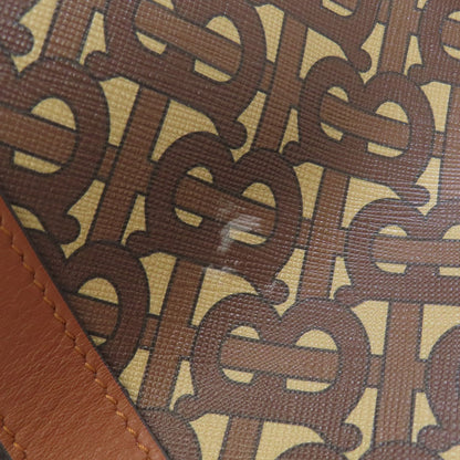 BURBERRY TB logo pattern Tote Bag PVC Ladies [Used]
