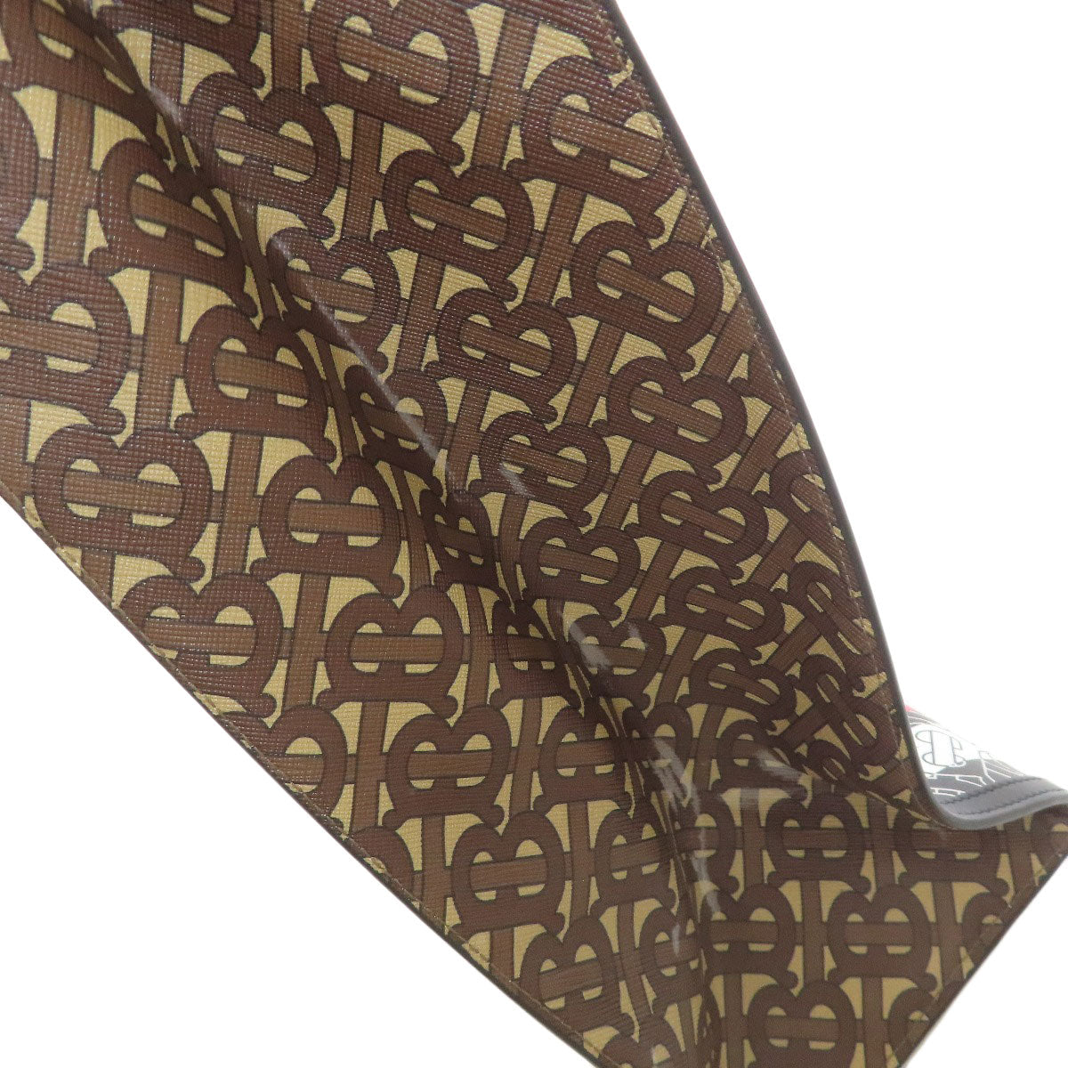 BURBERRY TB logo pattern Tote Bag PVC Ladies [Used]