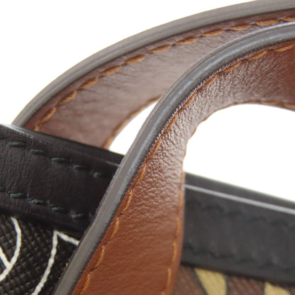 BURBERRY TB logo pattern Tote Bag PVC Ladies [Used]