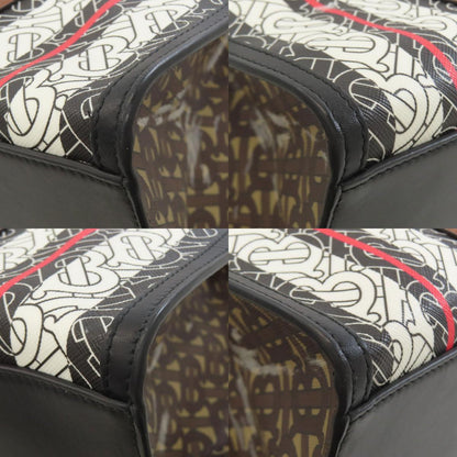 BURBERRY TB logo pattern Tote Bag PVC Ladies [Used]