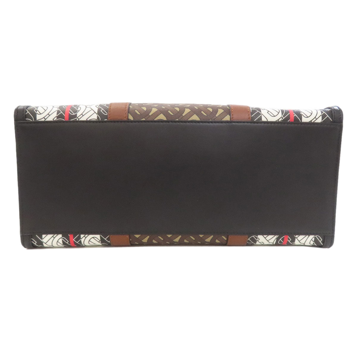 BURBERRY TB logo pattern Tote Bag PVC Ladies [Used]