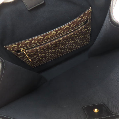 BURBERRY TB logo pattern Tote Bag PVC Ladies [Used]