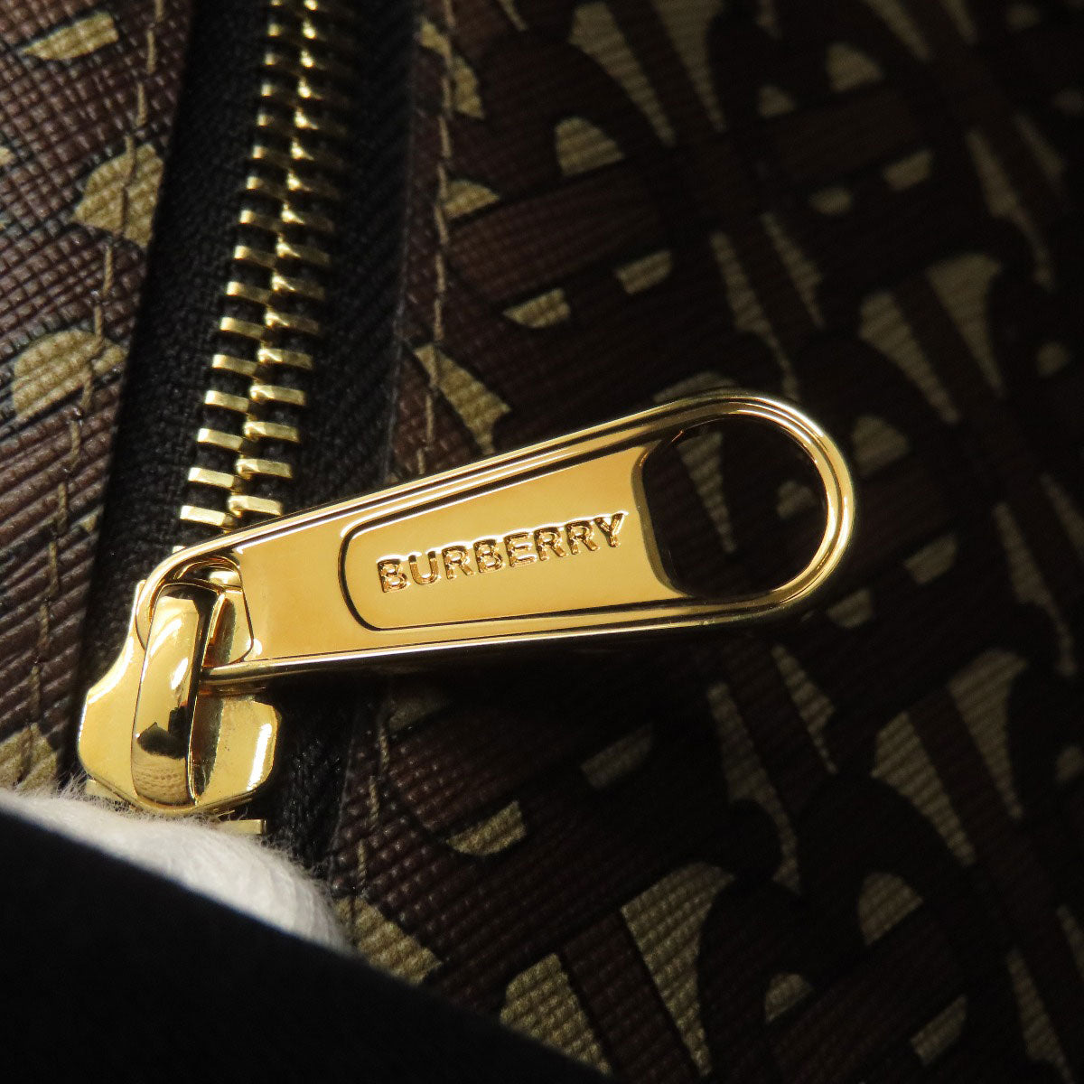 BURBERRY TB logo pattern Tote Bag PVC Ladies [Used]