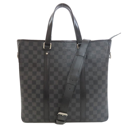 LOUIS VUITTON N41467 Tadao Tote Bag Damier canvas Ladies [Used]