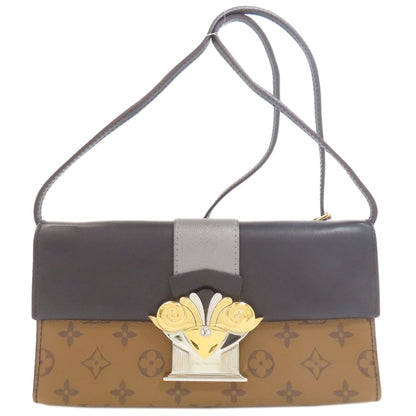 LOUIS VUITTON M44101 Pochette Column Shoulder Bag Monogram reverse Ladies [Used]
