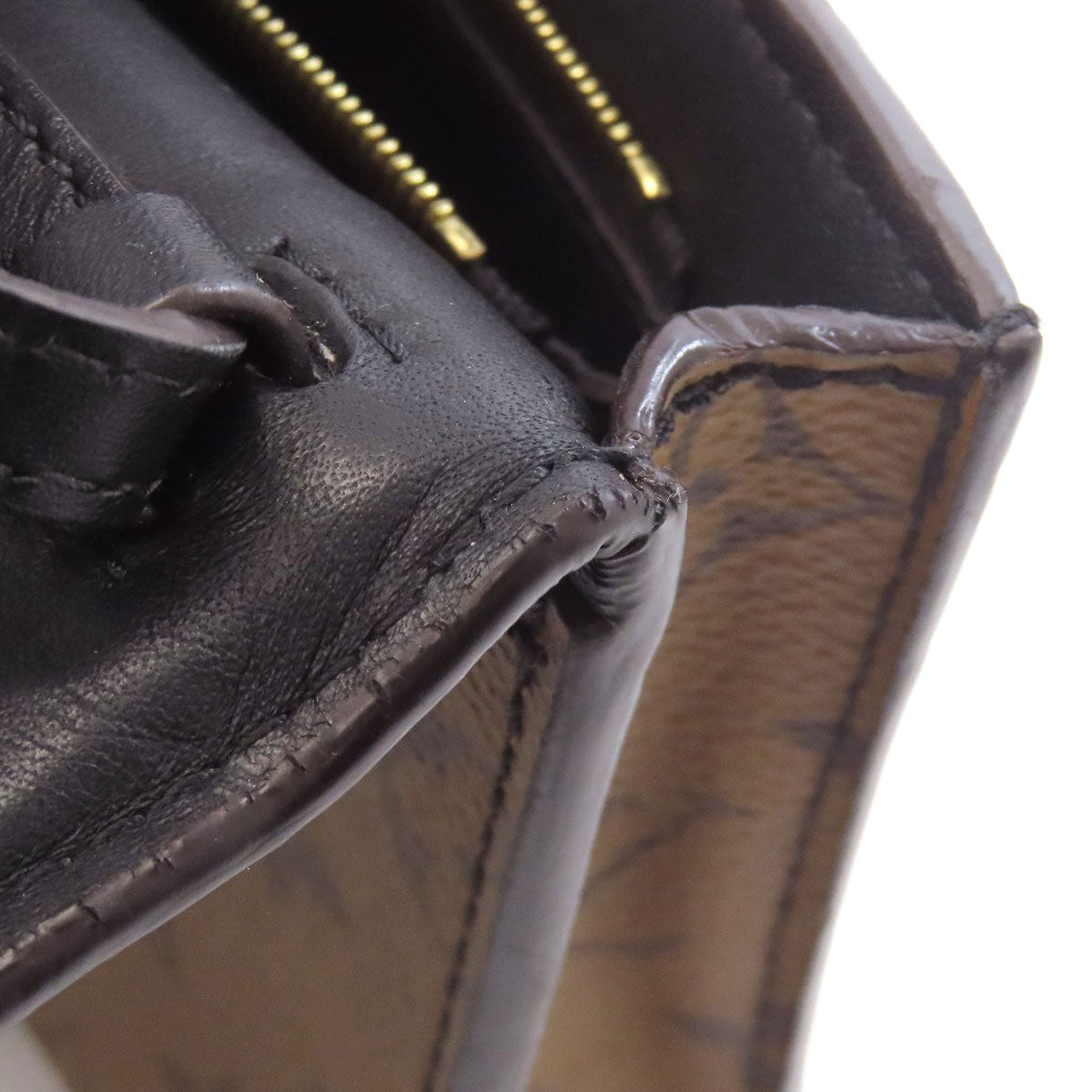 LOUIS VUITTON M44101 Pochette Column Shoulder Bag Monogram reverse Ladies [Used]