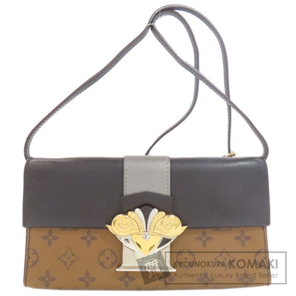 LOUIS VUITTON M44101 Pochette Column Shoulder Bag Monogram reverse Ladies [Used]